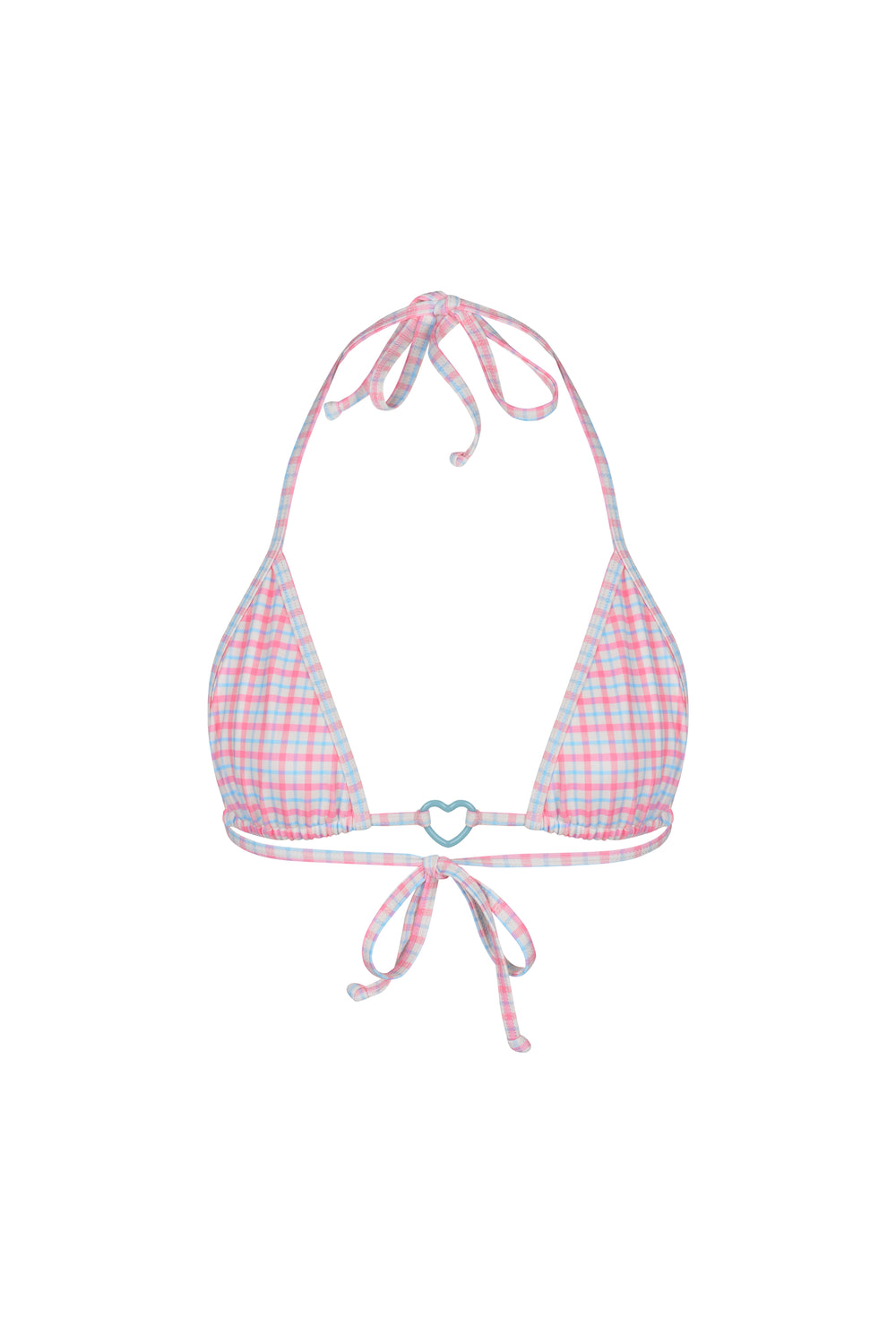 NEVA TOP PINK CHECKED