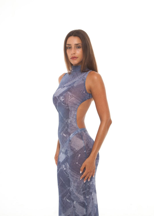 DONNIE DRESS DENIM - KISS'N'THRILL bikini, swimwear