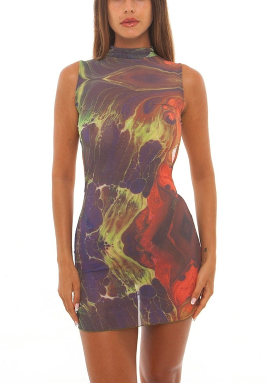 ELLA DRESS LAAVA - KISS'N'THRILL