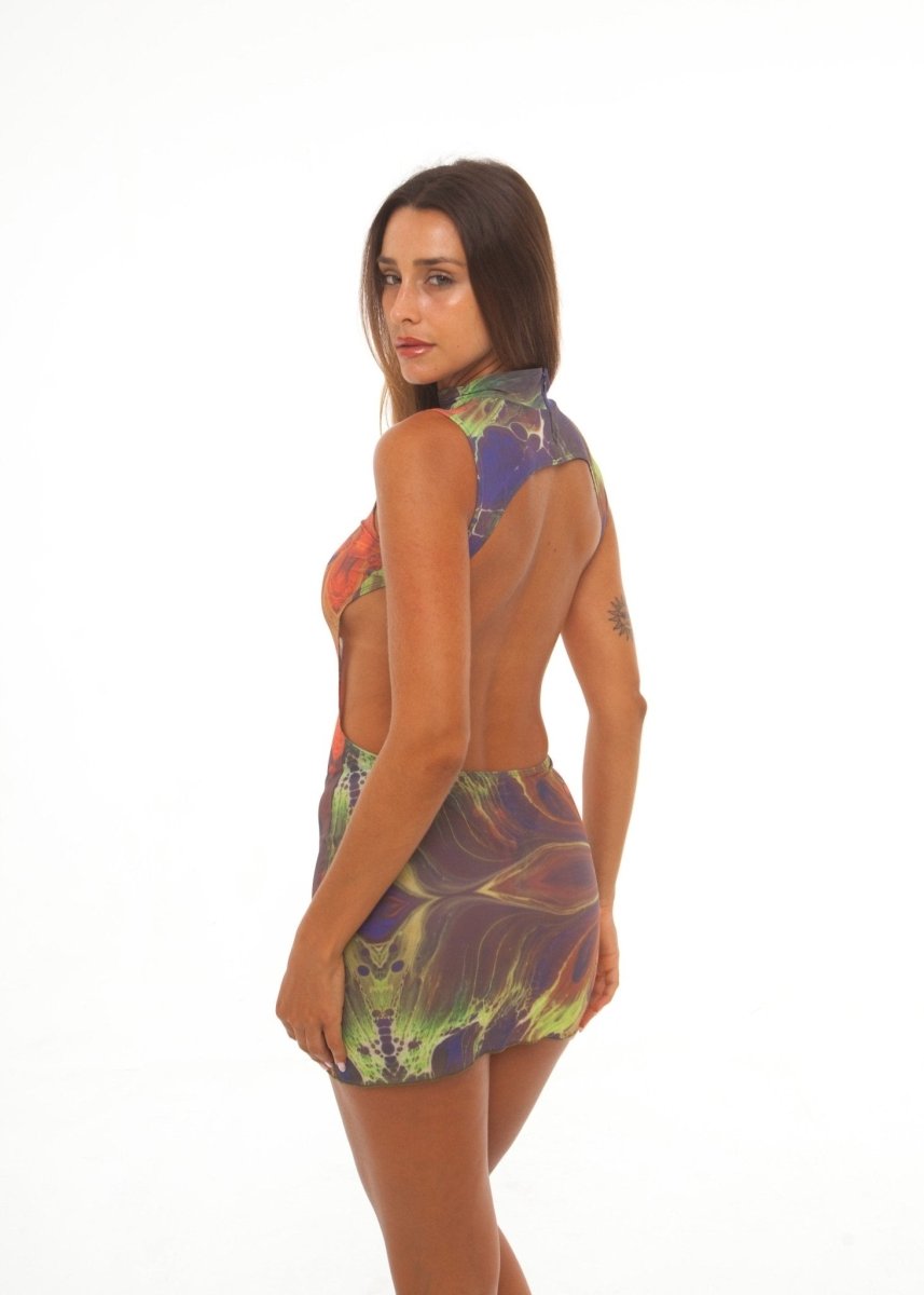 ELLA DRESS LAAVA - KISS'N'THRILL