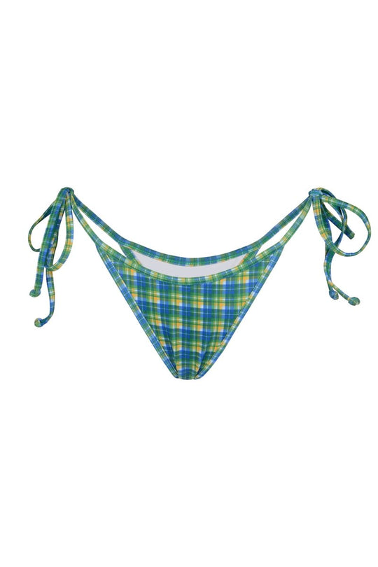NEVA BOTTOM CHECKED GREEN - KISS'N'THRILL bikini, swimwear