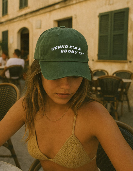 WANNA KISS CAP GREEN