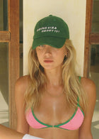 WANNA KISS CAP GREEN