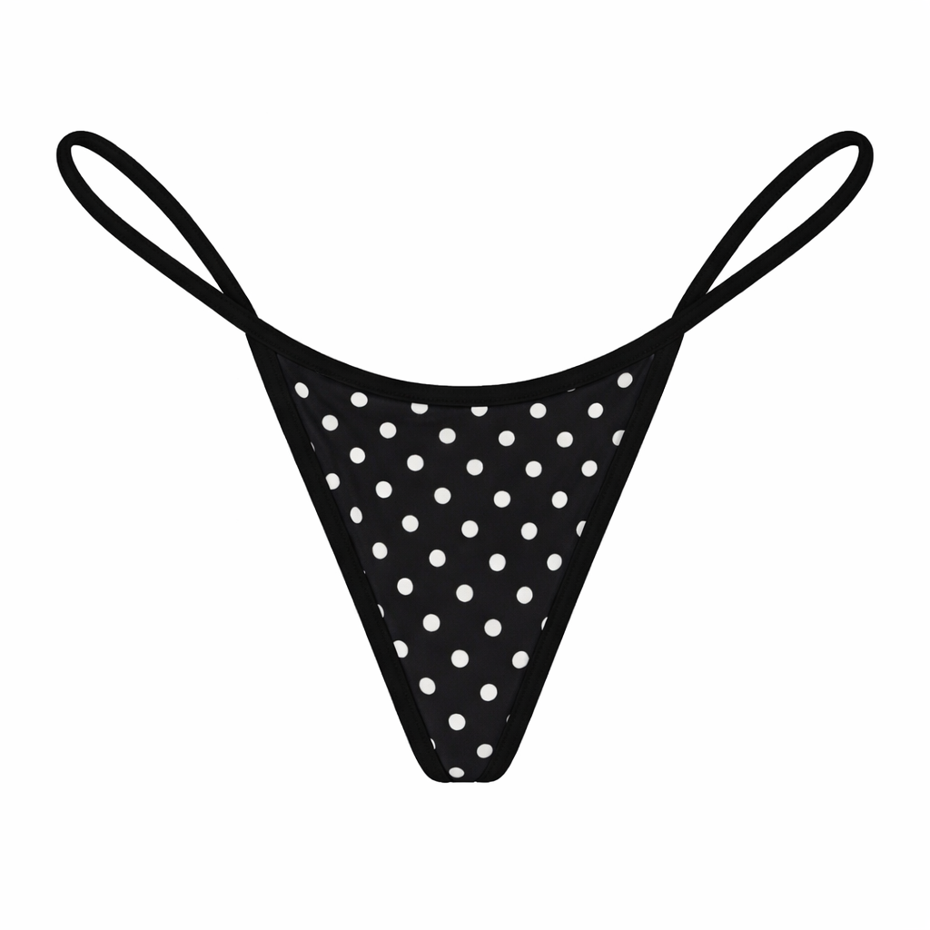FRIDA BOTTOM POLKA BLACK