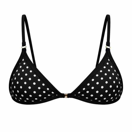 FRIDA TOP POLKA BLACK