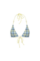 NAIIA TOP CHECKED YELLOW