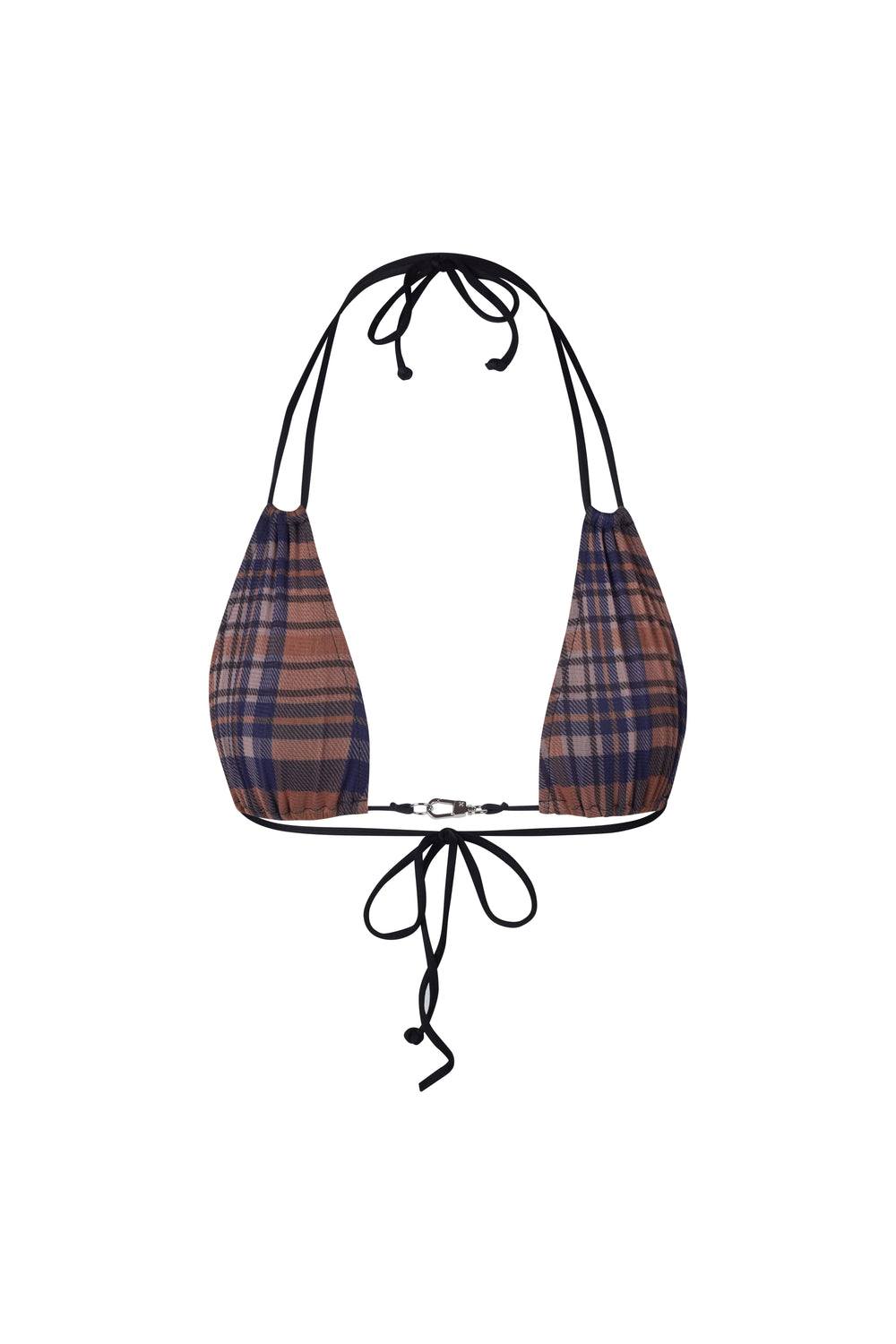 DEMI TOP CHECKED BLUE