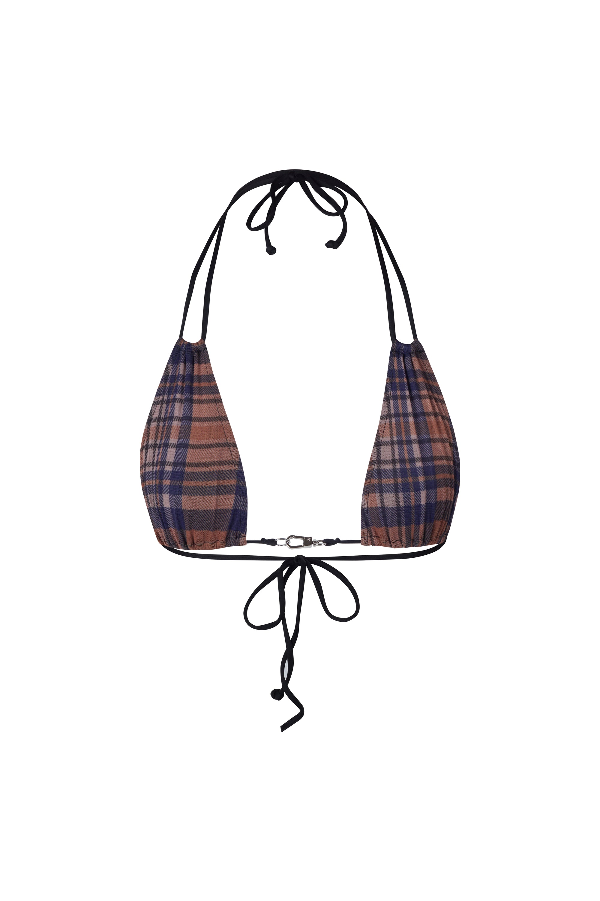 DEMI TOP CHECKED BLUE