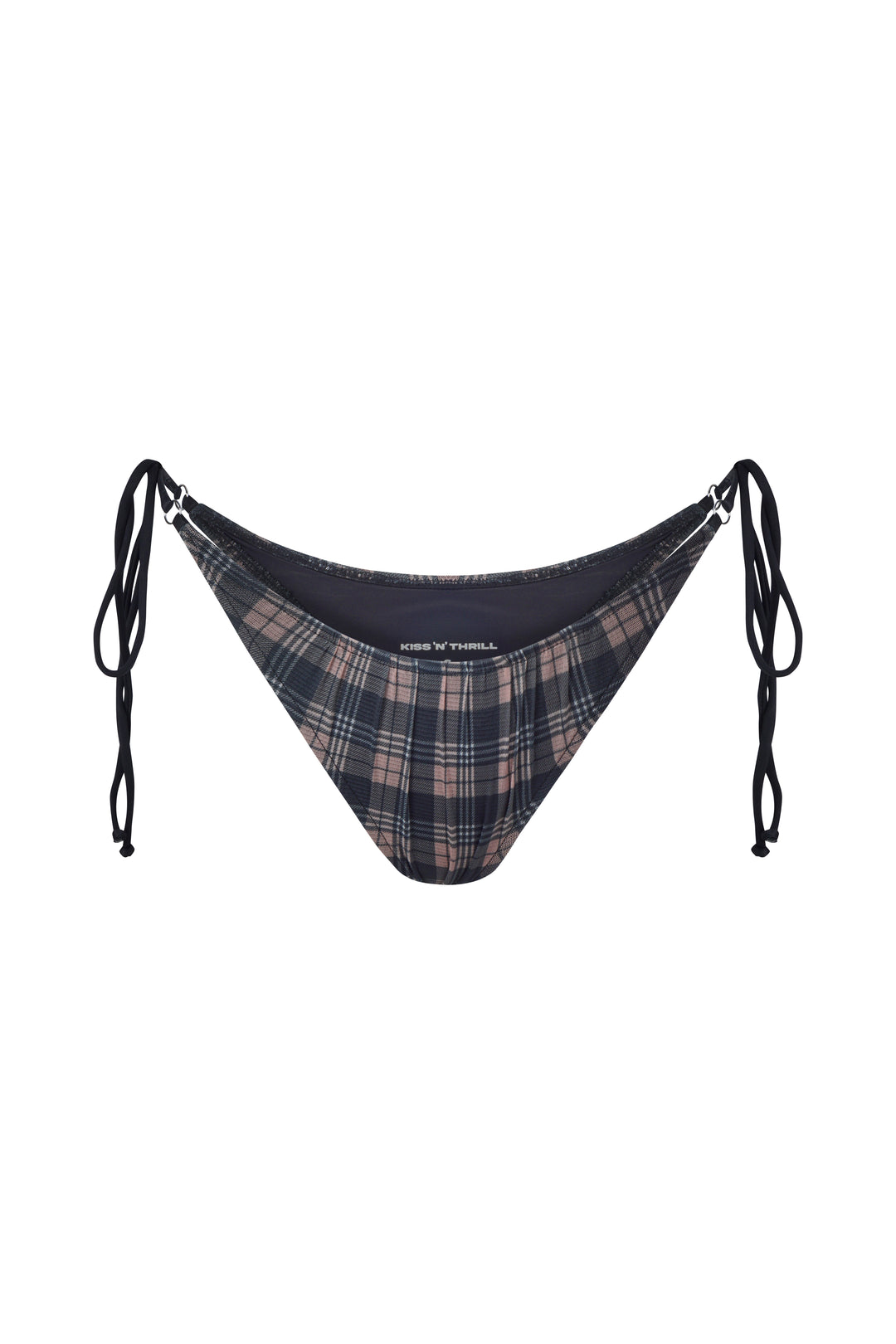 DEMI BOTTOM CHECKED TOFFEE