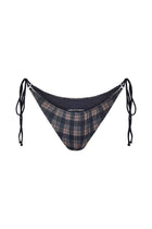 DEMI BOTTOM CHECKED TOFFEE