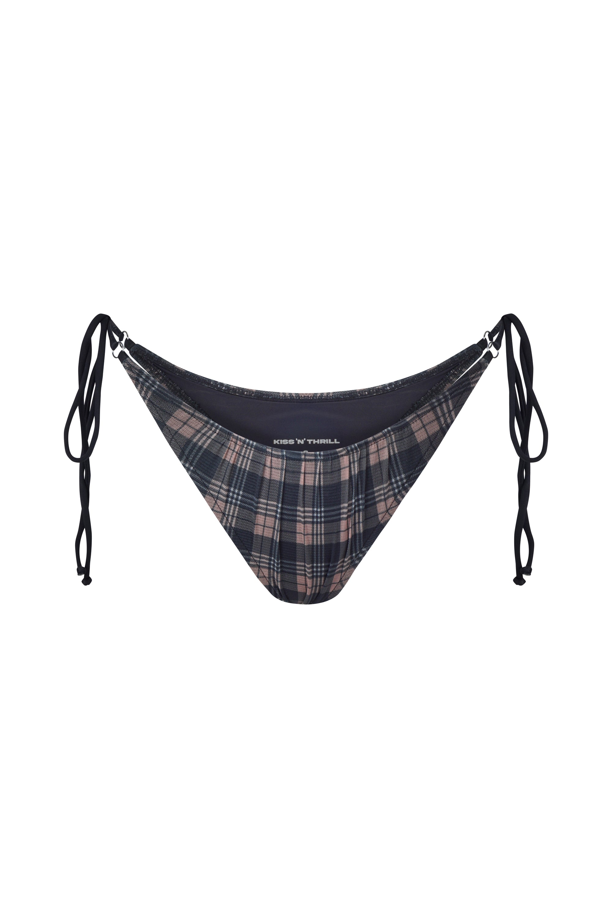 DEMI BOTTOM CHECKED TOFFEE