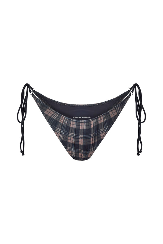 DEMI BOTTOM CHECKED TOFFEE