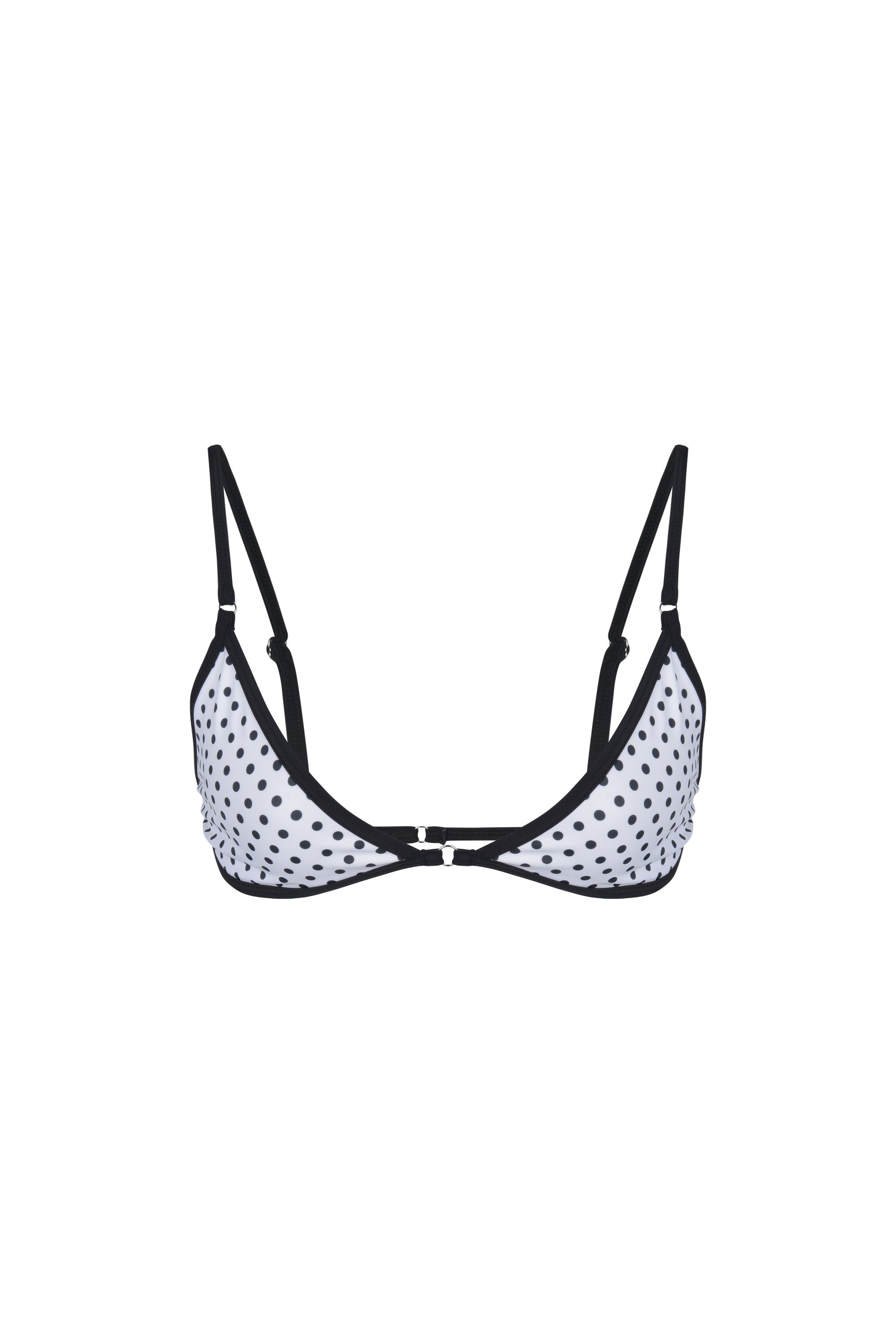 FRIDA TOP POLKA WHITE