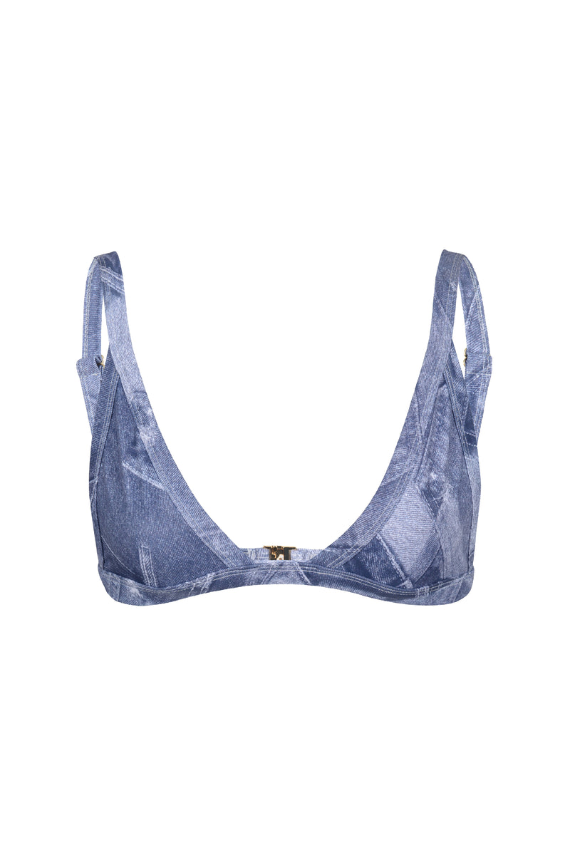 BUSTY TOP DENIM - KISS'N'THRILL bikini, swimwear