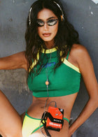 RACER LOGO TOP GREEN