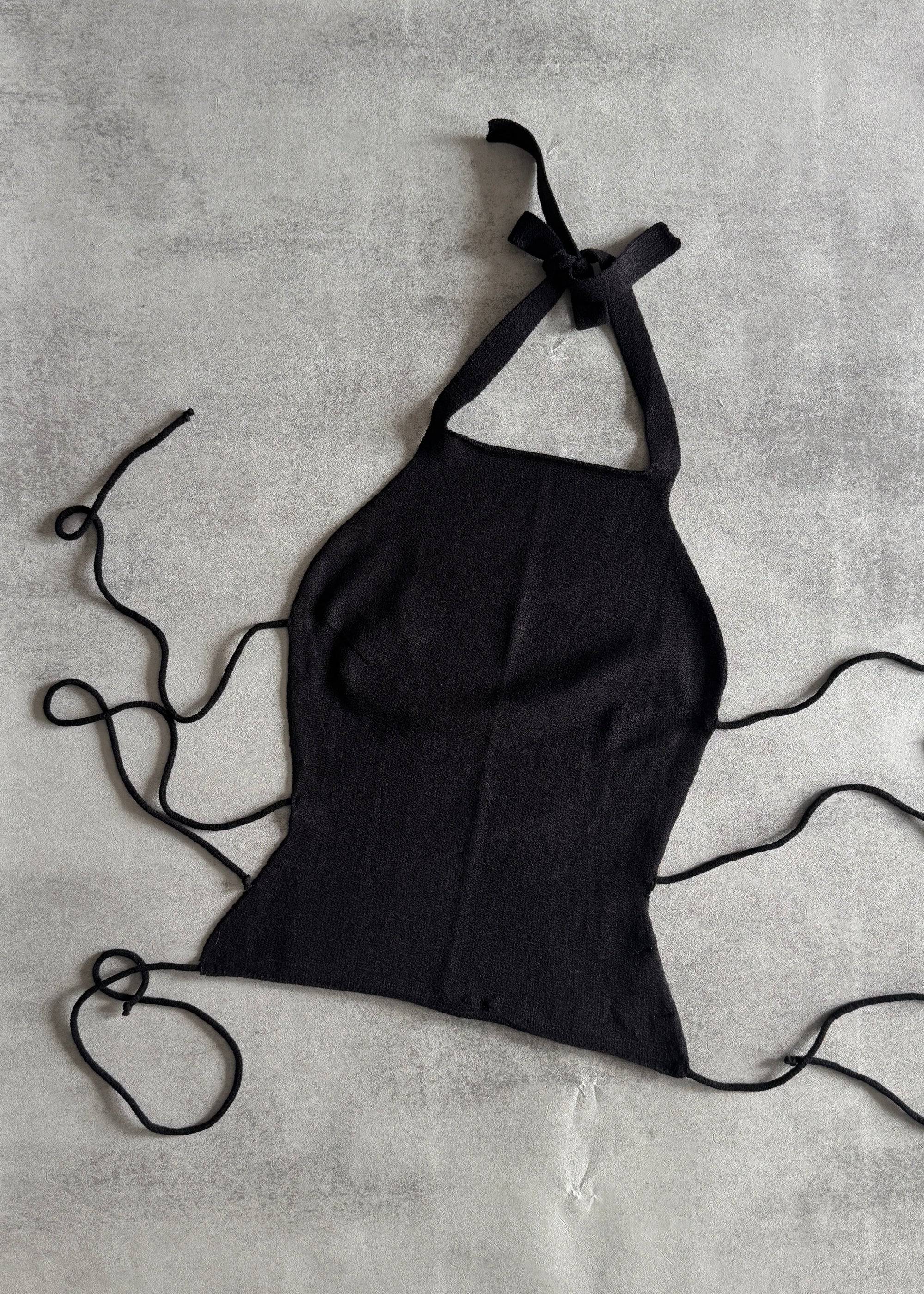 ANA KNIT TOP BLACK