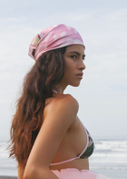 CAMO HEAD SCARF PINK