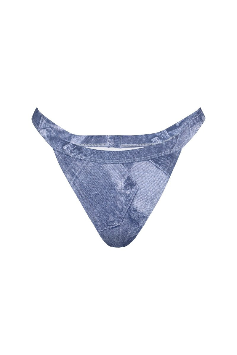 BUSTY BOTTOM DENIM - KISS'N'THRILL bikini, swimwear