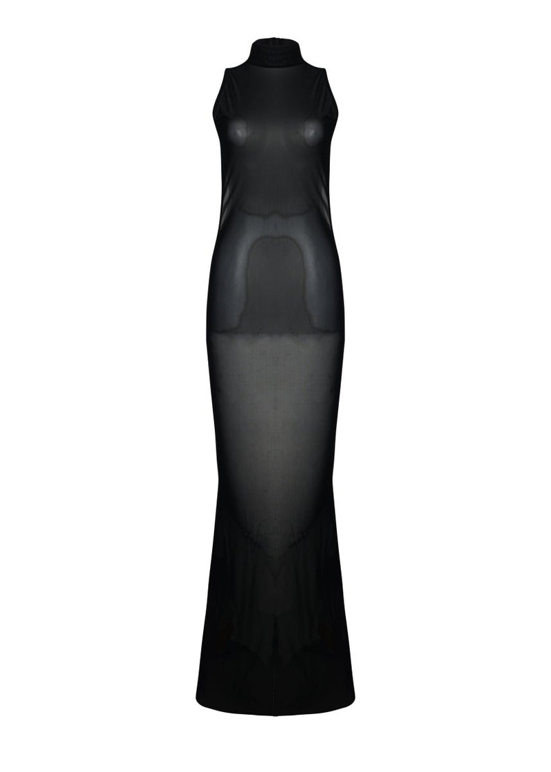 DONNIE DRESS BLACK - KISS'N'THRILL bikini, swimwear