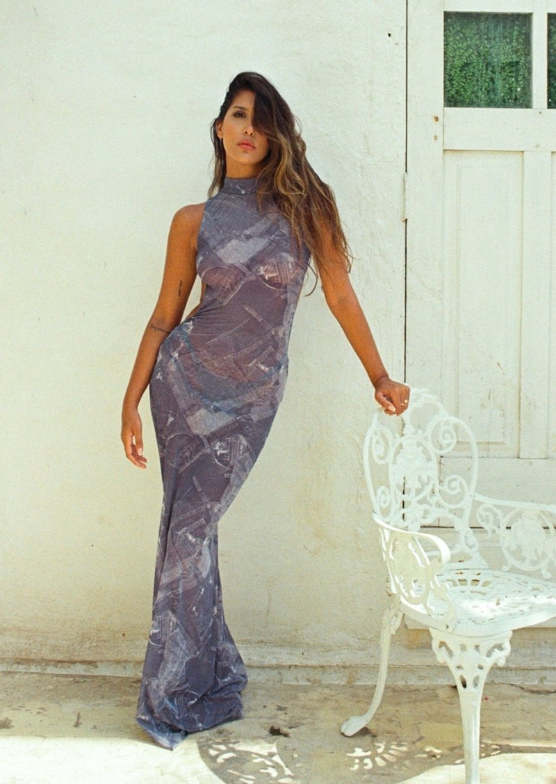 DONNIE DRESS DENIM - KISS'N'THRILL bikini, swimwear