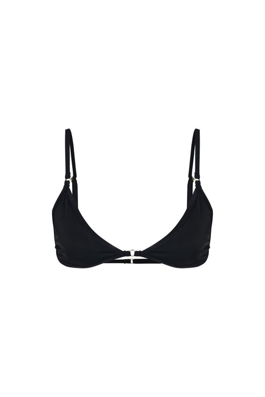 FRIDA TOP BLACK - KISS'N'THRILL bikini, swimwear