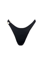 GAIA BOTTOM SHINY BLACK - KISS'N'THRILL bikini, swimwear