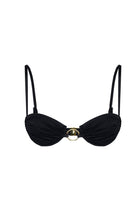GAIA TOP SHINY BLACK - KISS'N'THRILL bikini, swimwear