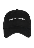 LOGO CAP BLACK - KISS'N'THRILL