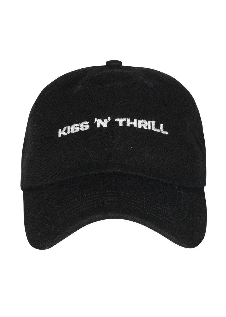 LOGO CAP BLACK - KISS'N'THRILL