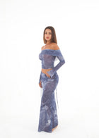 LOTTIE MAXI SKIRT DENIM - KISS'N'THRILL