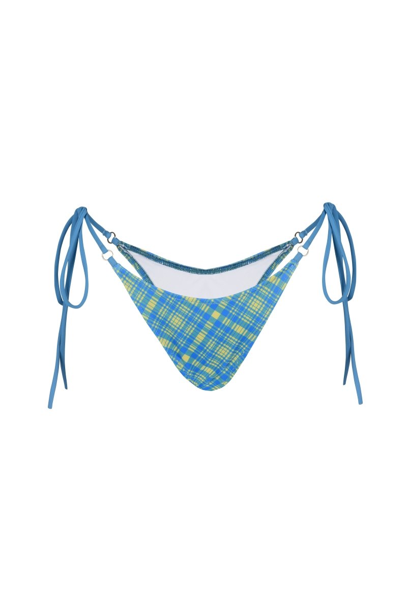 NAIIA BOTTOM CHECKED BLUE - KISS'N'THRILL bikini, swimwear