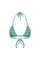 NEVA TOP CHECKED GREEN - KISS'N'THRILL bikini, swimwear