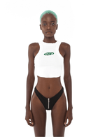 RACER LOGO TOP WHITE - KISS'N'THRILL
