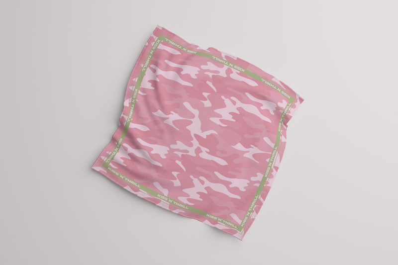 CAMO MULTIWAY SCARF PINK