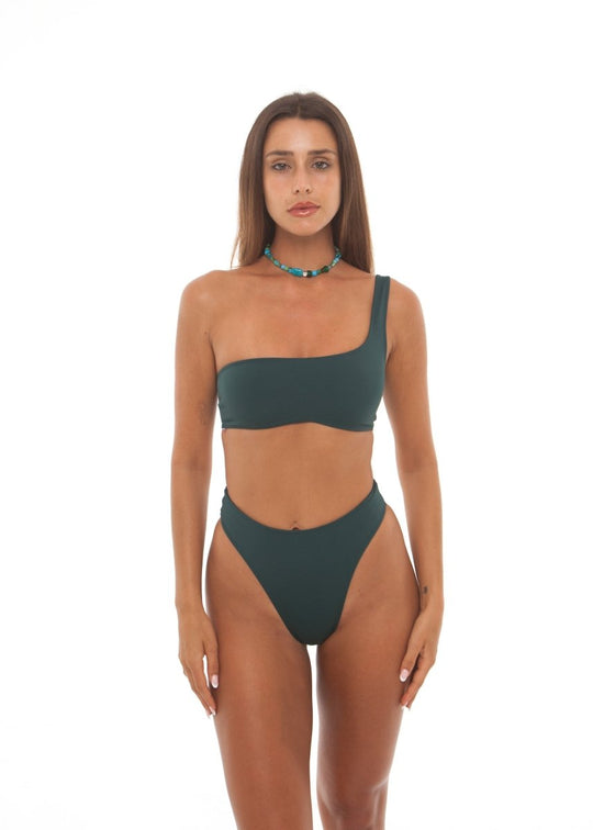 SIENNA TOP FOREST GREEN - KISS'N'THRILL bikini, swimwear