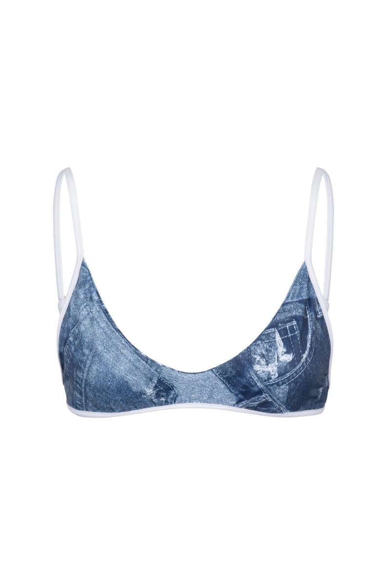 VENEDA TOP DENIM - KISS'N'THRILL
