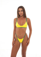 VENEDA TOP YELLOW - KISS'N'THRILL bikini, swimwear