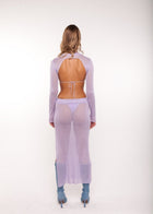 ISLA KNIT MAXI SKIRT LAVENDER - KISS'N'THRILL bikini, swimwear