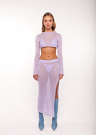 ISLA KNIT TOP LAVENDER - KISS'N'THRILL bikini, swimwear